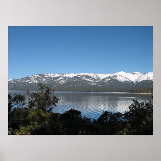Snoepdorp Noord-Shore Lake Tahoe Poster (Voorkant)