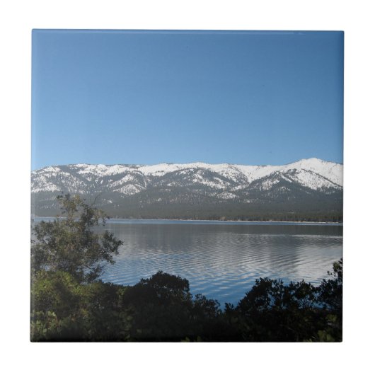 Snoepdorp Noord-Shore Lake Tahoe Tegeltje (Voorkant)