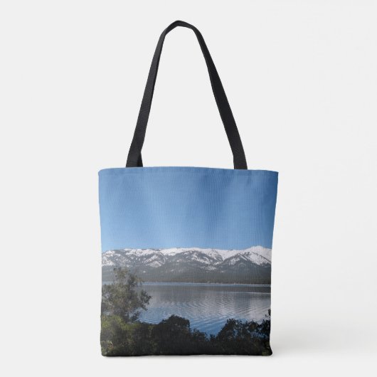 Snoepdorp Noord-Shore Lake Tahoe Tote Bag (Achterkant)