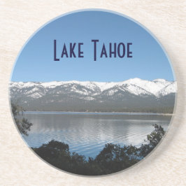 Snoepdorp Noord-Shore Lake Tahoe Zandsteen Onderzetter