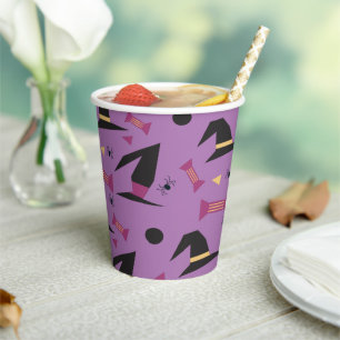 Snoepe heks snoep Halloween confetti papieren beke Bekers