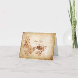  snoepgoed en bloemen bedankkaart