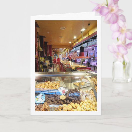 Snoepgoed in de Mercado Central, Valencia Kaart (Orchidee)