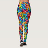 Snoepgoed, snoep, bellengom achtergrond leggings (Achterkant)