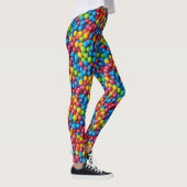 Snoepgoed, snoep, bellengom achtergrond leggings (Rechts)
