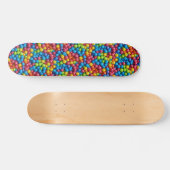 Snoepgoed, snoep, bellengom achtergrond persoonlijk skateboard (Horizontaal)