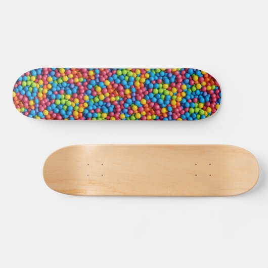 Snoepgoed, snoep, bellengom achtergrond persoonlijk skateboard (Horizontaal)