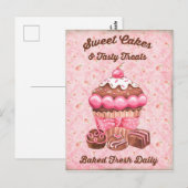  snoepgoed snoep cakeekhoorntje briefkaart (Voorkant / Achterkant)