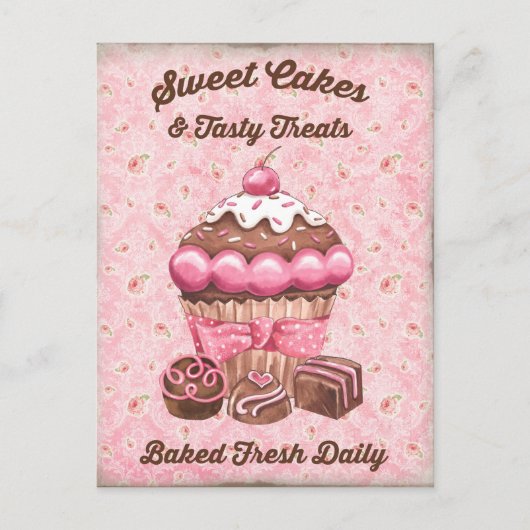  snoepgoed snoep cakeekhoorntje briefkaart (Voorkant)