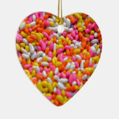 snoepgoed van bonen, van kleurrijk snoep keramisch ornament (Rechts)