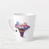 snoepgoed voor Halloween Latte Mok (Linkerhoek)