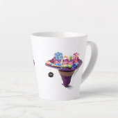 snoepgoed voor Halloween Latte Mok (Rechterhoek)
