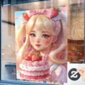 Snoepgoed Window Cling Raamsticker (Cafe Raam)