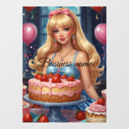 Snoepgoed Window Cling Raamsticker