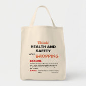 Snoepidee voor gezondheid en veiligheid tote bag (Voorkant)