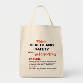 Snoepidee voor gezondheid en veiligheid tote bag