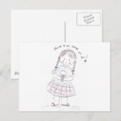 Snoepje aangezien u briefkaart (Voorkant / Achterkant)