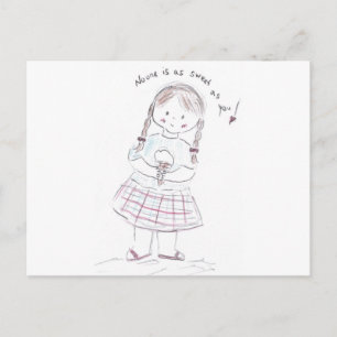 Snoepje aangezien u briefkaart