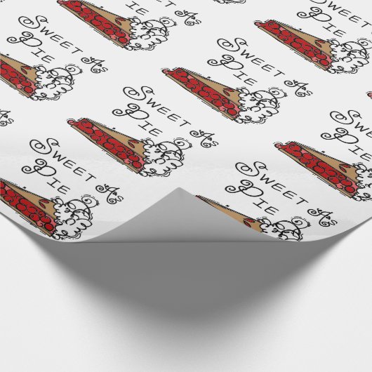 Snoepje als Pastei Cadeaupapier (Hoek)