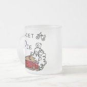 Snoepje als Pastei Matglas Koffiemok (Voorkant links)