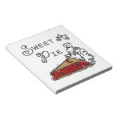 Snoepje als Pastei Notitieblok (Schuin)