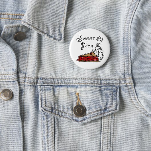 Snoepje als Pastei Ronde Button 5,7 Cm (In situ)