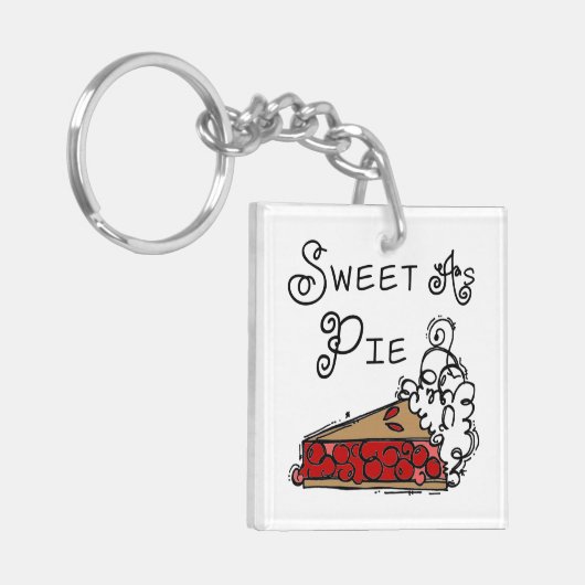 Snoepje als Pastei Sleutelhanger (Voorkant Links)