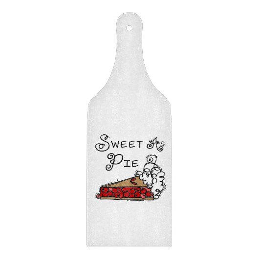 Snoepje als Pastei Snijplank (Voorkant)