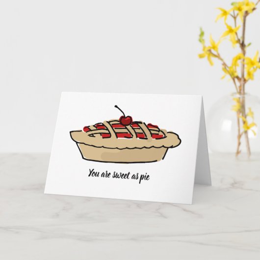 Snoepje als pasteikaart kaart (Gele Bloem)