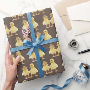 Snoepje bruin cadeaupapier