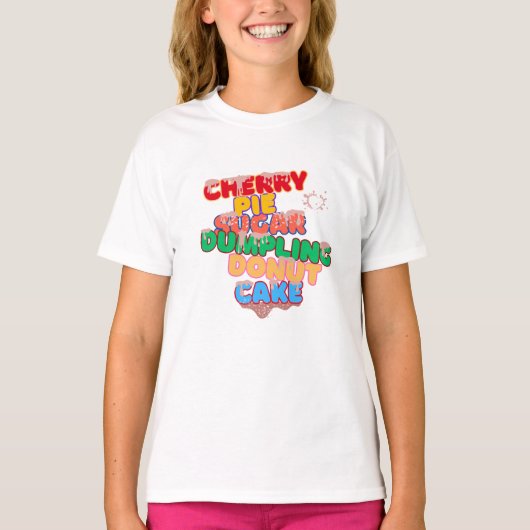 snoepje kersentaart donut cake t-shirt (Voorkant)