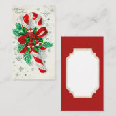 snoepje retro, berichtkaart toevoegen visitekaartje (Voorkant / Achterkant)