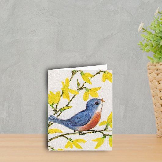 Snoepje Weinig Vogel Notecard Kaart