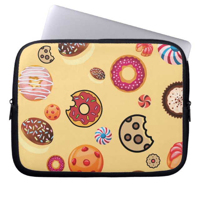 Snoepjes 2 laptop sleeve (Voorkant)