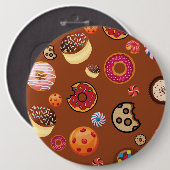 Snoepjes 3 ronde button 6,0 cm (Voorkant /achterkant)