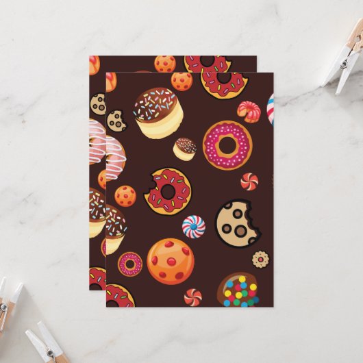 Snoepjes 4 kaart (Voorkant / Achterkant in situ)