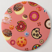 Snoepjes 5 ronde button 6,0 cm (Voorkant)