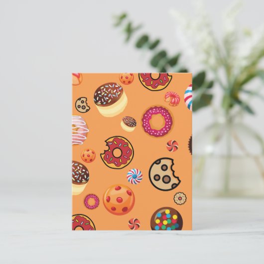Snoepjes 6 briefkaart (Staand voorkant)