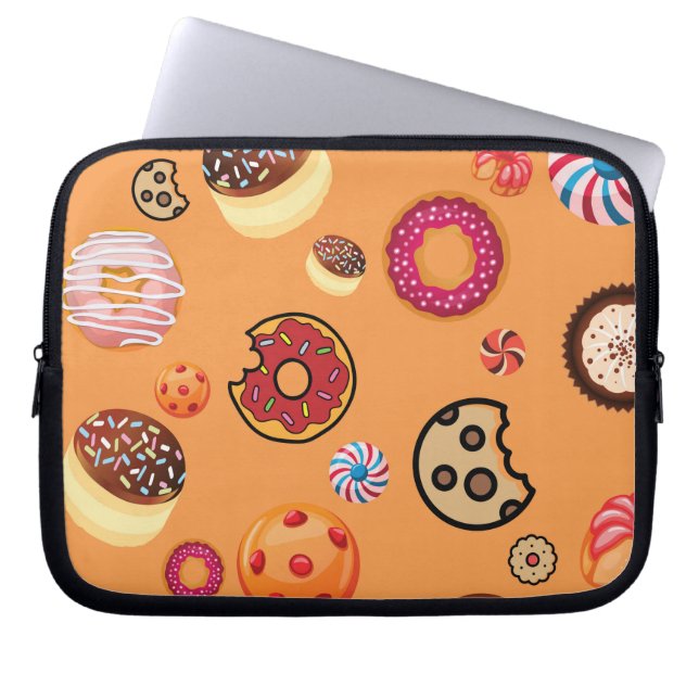 Snoepjes 6 laptop sleeve (Voorkant)