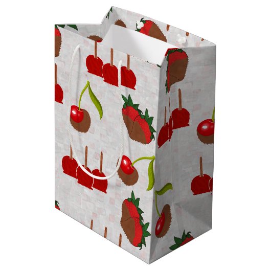 Snoepjes appels medium cadeauzakje (Achterkant Gekanteld)