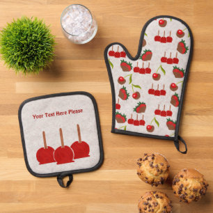 Snoepjes appels ovenwant & pannenlap set