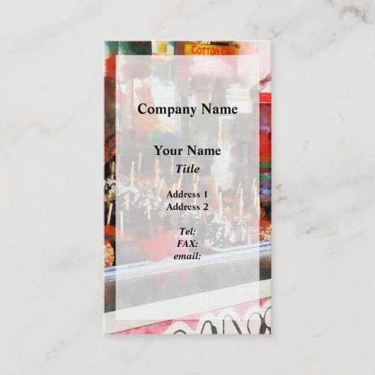 Snoepjes appels visitekaartje (Voorkant)