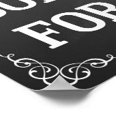 snoepjes bord met taartje voor tafelgebruik poster (Hoek)