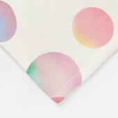 Snoepjes bubbels Gezellige fleece deken (Hoek)