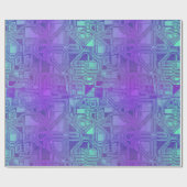 snoepjes circuits - besblauw : cadeaupapier (Vlak)