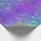 snoepjes circuits - besblauw : cadeaupapier (Hoek)