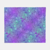 snoepjes circuits - besblauw : fleece deken (Voorkant (Horizontaal))