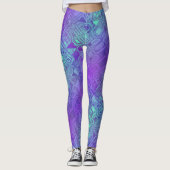 snoepjes circuits - besblauw : leggings (Voorkant)
