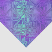 snoepjes circuits - besblauw : tissuepapier (Detail)