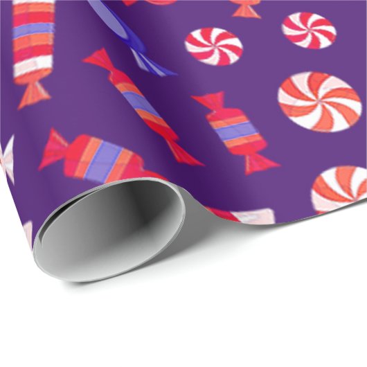 Snoepjes Design Wrapping Paper Cadeaupapier (Rol Hoek)